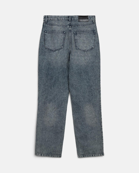 Relaxed Denim Jeans - Dirty Blue