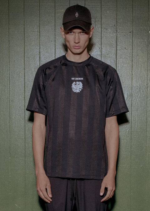 Crest Football Tee - Black