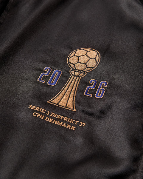 Champions Satin Bomber Jacket - Dark Grey