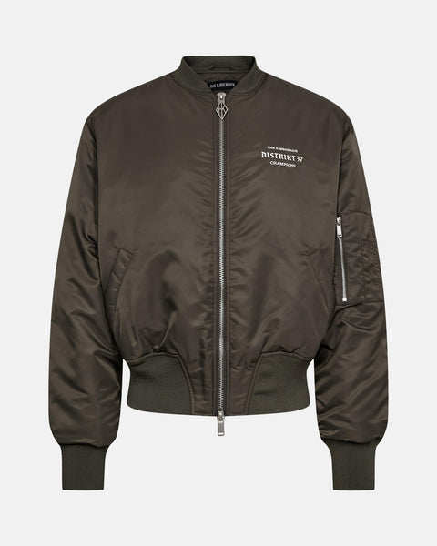 Distrikt Bomber Jacket - Khaki Green