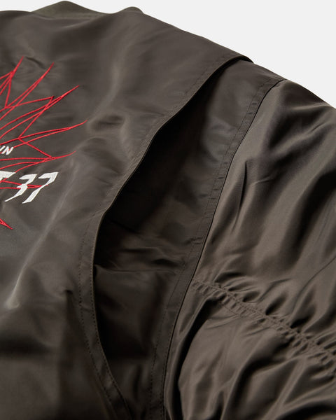 Distrikt Bomber Jacket - Khaki Green