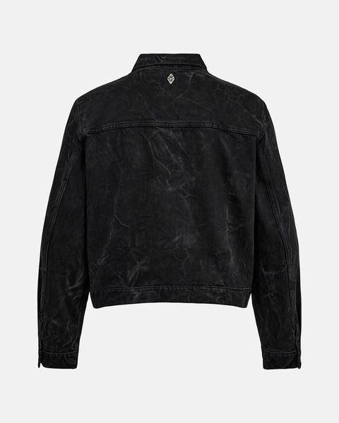Denim Overshirt - Black Vein