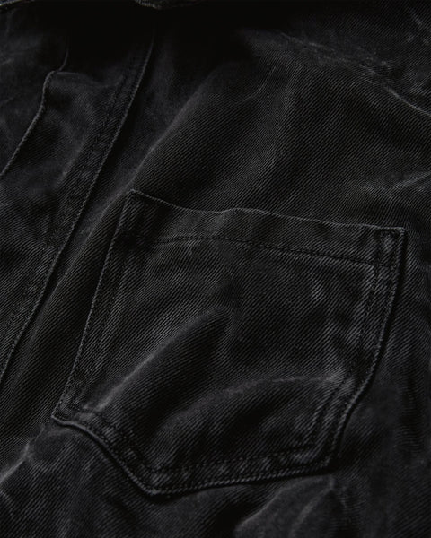 Denim Overshirt - Black Vein