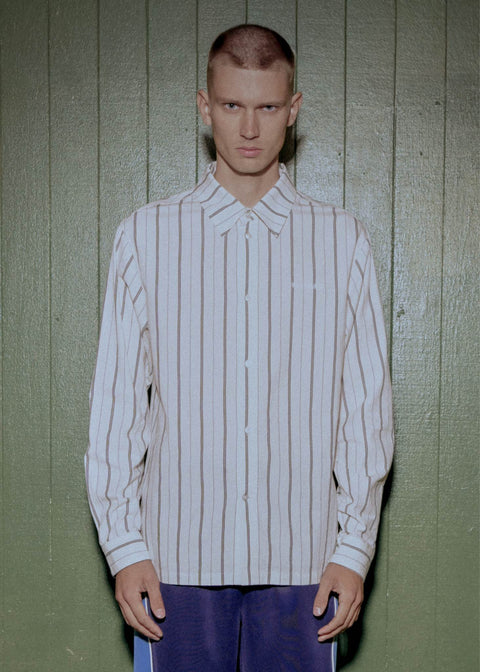 Striped Summer Shirt - White