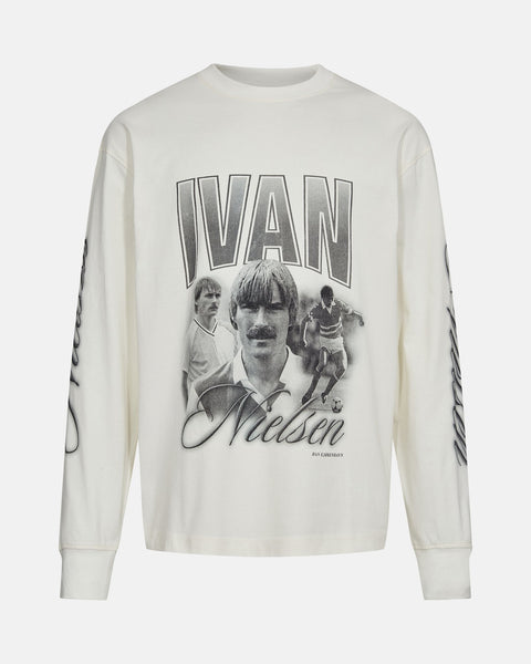 Ivan Monochrome Tee LS - White