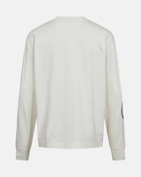 Ivan Monochrome Tee LS - White