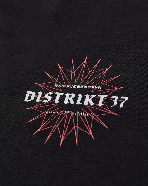 Distrikt Tee LS - Washed Black