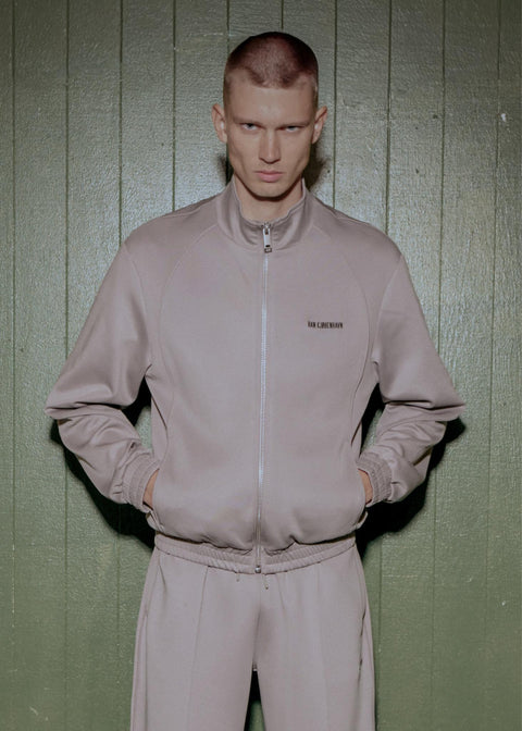 Logo Track Jacket - Light Grey