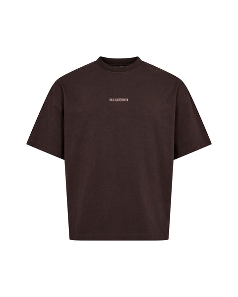 Graphic Loose Tee - Dark Brown