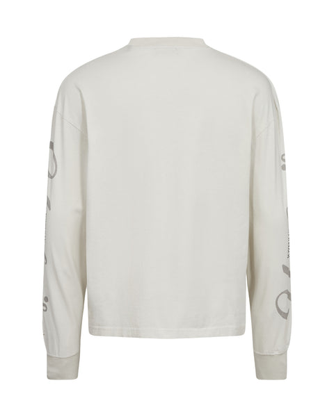 Clown Long Sleeve Tee - Dirty White