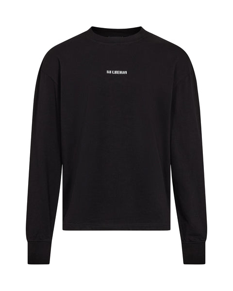 Graphic Long Sleeve Tee - Black