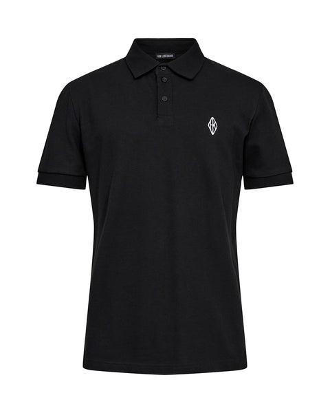 Diamond Polo Shirt - Black