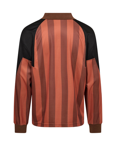 Football Long Sleeve Tee - Rusty Orange