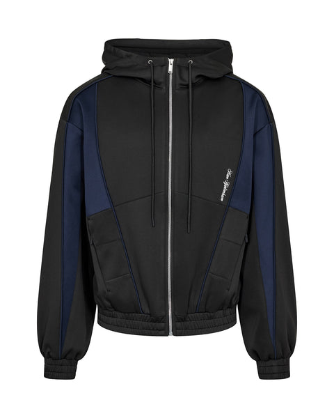 Panel Track Jacket - Black