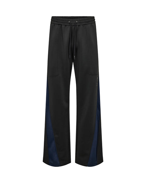 Panel Track Pants - Black
