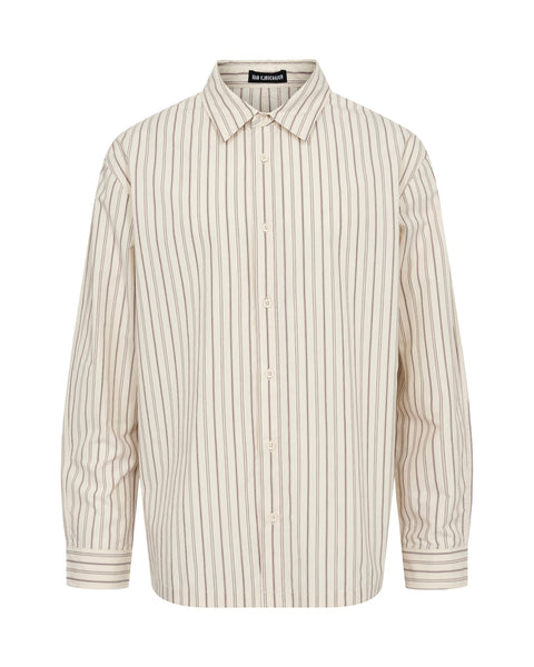 Striped Casual Shirt - Off White
