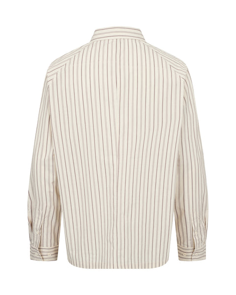 Striped Casual Shirt - Off White