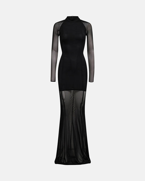 Mesh Dress - Black
