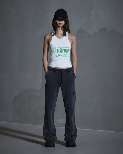 Monogram Jersey Trousers - Dark Grey