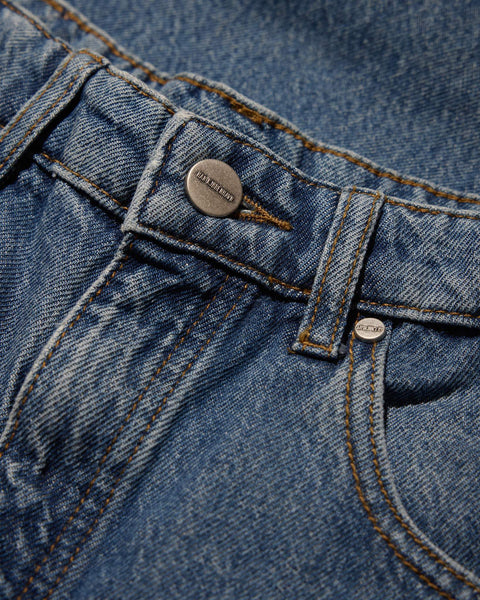 Baggy Denim Jeans - Blue Stone Washed