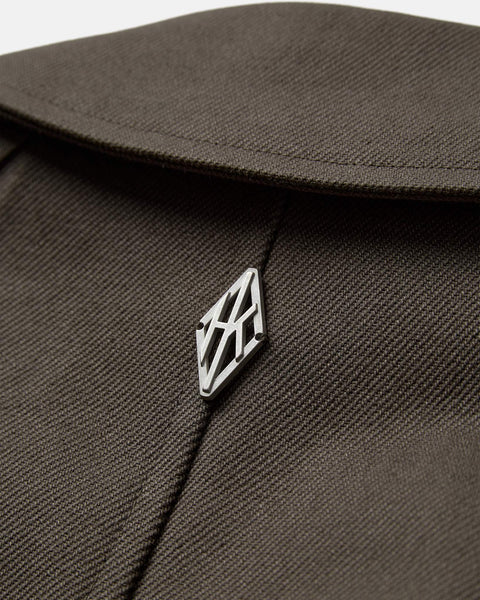 Diamond Twill Coat - Dusty Brown