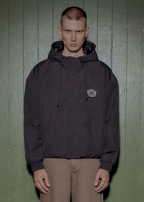 Crest Windbreaker - Black