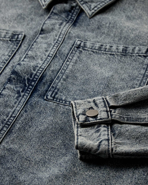 Denim Overshirt - Dirty Blue