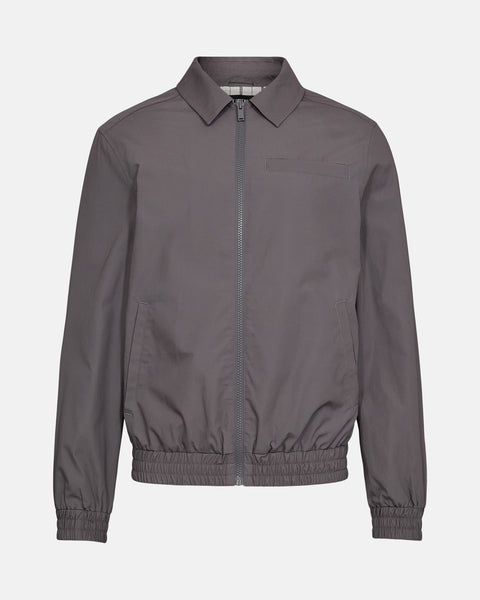 Casual Shirt Jacket - Warm Grey
