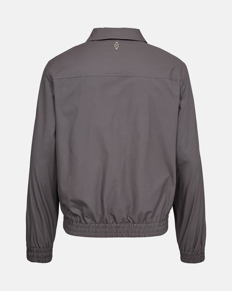 Casual Shirt Jacket - Warm Grey