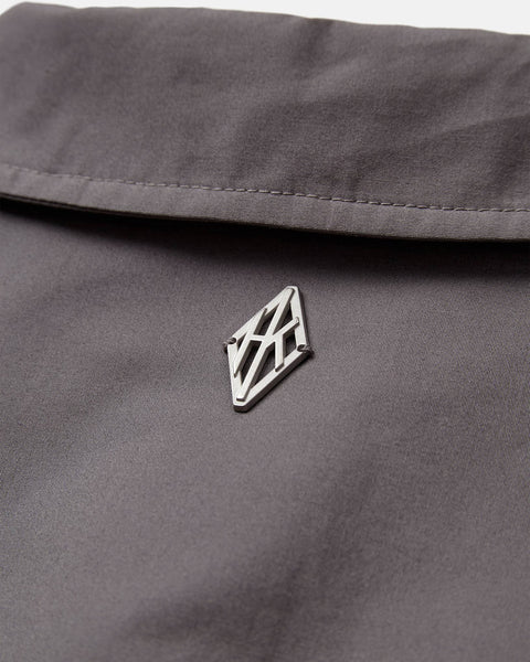 Casual Shirt Jacket - Warm Grey