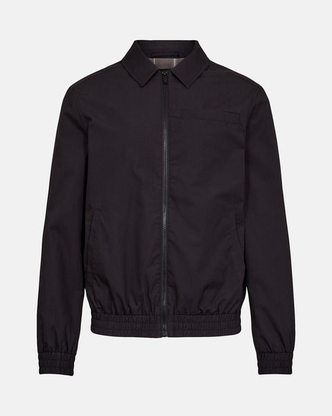 Casual Shirt Jacket - Washed Black