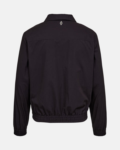 Casual Shirt Jacket - Washed Black