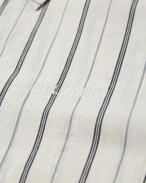 Striped Summer Shirt SS - White