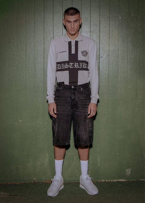 Denim Jorts - Black Vein