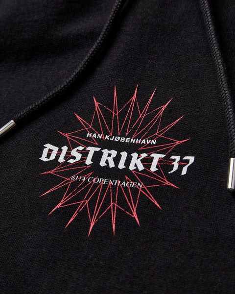 Distrikt Oversized Hoodie - Washed Black
