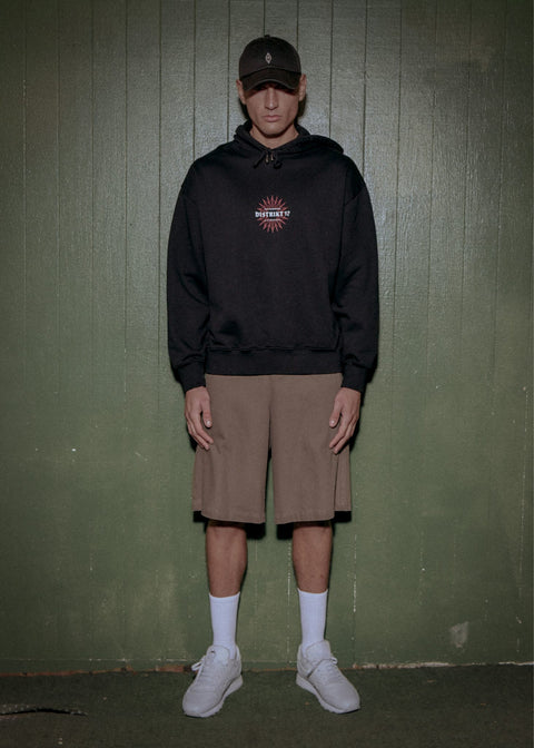 Distrikt Oversized Hoodie - Washed Black