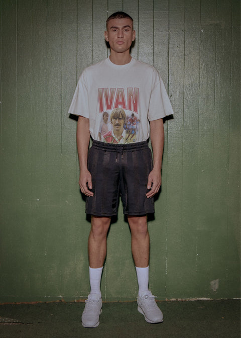 Logo Football Shorts - Black