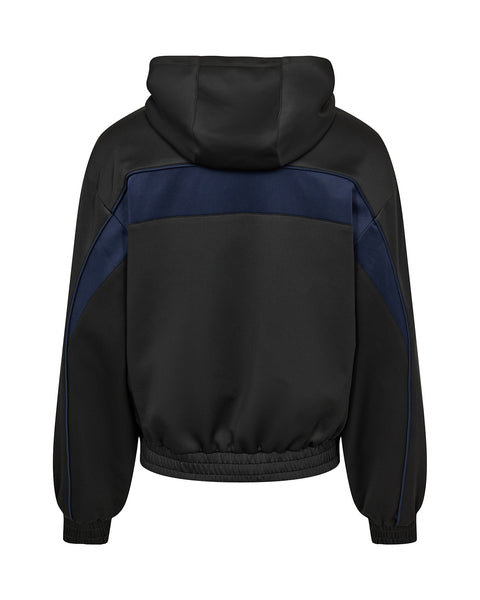 Panel Track Jacket - Black