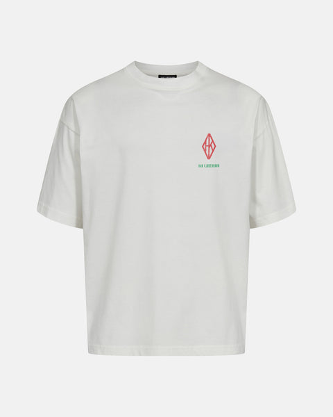 Graphic Oversized Tee - White