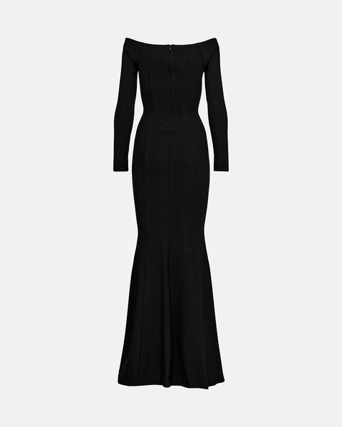 Draped Dress - Black